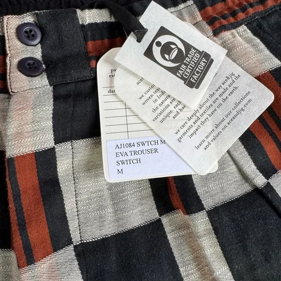 Ace & Jig Black and White Checkered Pants - Picture 4 of 11